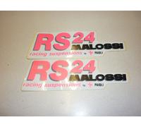 KIT N. 2 ADESIVI DECALCO MALOSSI RACING PAIOLI 140 X 45 mm
