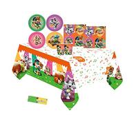 Kit N 78 Coordinato 44 Gatti new Addobbi Festa a Tema Compleanno canzone zecchino d'oro cartone animato lampo polpetta bambini