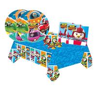 Kit N° 78 Coordinato Tavola Top Wing party compleanno bambini uccelli pulcini cartone animato