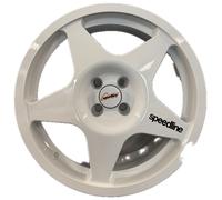 KIT N4 cerchi IN LEGA Speedline Challenge 7x17 ET 25 per 595 Abarth BIANCO