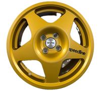 KIT N4 cerchi IN LEGA Speedline Challenge 7x17 ET 25 per 595 Abarth MAT GOLD