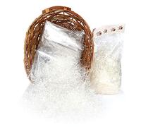 KIT NATALIZIO PZ 1 CESTO GRANDE MARRONE SCURO 60 X 40 X 13 CM + PZ 1 BUSTA PAGLIA TRASPARENTE + PZ 2 FOGLI PLP 100 X 130 CM PER CONFEZIONI DI NATALE