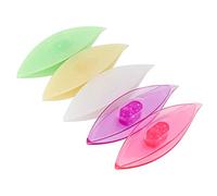 Kit Navetta Chiacchierino da 5 Pezzi, Navette in Plastica Colorate per Merletti a Mano Fai-da-te