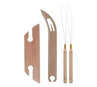 Kit Navetta per Tessitura Professionale In Legno Smussato, Telaio per Tessi8798