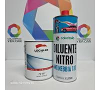KIT NERO OPACO + 1 LT DILUENTE NITRO ANTINEBBIA