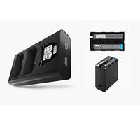 Kit NEWELL Caricatore doppio + 2 batterie NP-F970