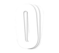 Kit Numeri Blackbird 3 Pezzi 13x7 PVC Bianco Bianco