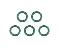 Kit O-ring O-ring in gomma al fluoro, diametro esterno 20 mm, diametro interno 13,8 mm, larghezza 3,1 mm, guarnizione di tenuta verde 5 pezzi