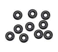 Kit O-ring O-ring in gomma al fluoro diametro esterno 4,5 mm, diametro interno 1,5 mm, larghezza 1,5 mm, guarnizione di tenuta nera 10 pezzi