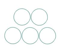 Kit O-ring O-ring in gomma al fluoro, diametro esterno 83 mm, diametro interno 79,2 mm, larghezza 1,9 mm, guarnizione di tenuta verde 5 pezzi