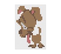 Kit O Schema Di Punto Croce - Florashell - Mini Primo Kit - Cane