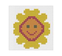 Kit O Schema Di Ricamo - Florashell - Mini Primo Kit - Girasole