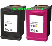 KIT O SINGOLA CARTUCCIA COMPATIBILE HP 300XL CARTUCCE NERO COLORE MULTIPACK 300
