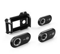 Kit obiettivi per microscopio mobile 100X/150X/200X con luci LED/UV, clip universale