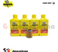 KIT OLIO + FILTRO BARDAHL XTC C60 10W50 CAN AM 1000 OUTLANDER R X MR EFI 2017