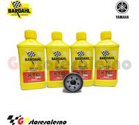 KIT OLIO + FILTRO OLIO BARDAHL XTC 10W50 YAMAHA 400 YFM KODIAK AUTO 2X4 2004
