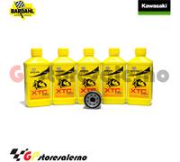 KIT OLIO FILTRO OLIO BARDAHL XTC C60 10W40 KAWASAKI 200 VN VULCAN CLASSIC LT 07