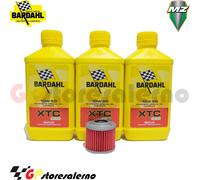 KIT OLIO + FILTRO OLIO BARDAHL XTC C60 10W50 MZ 500 SAXON FUN 1992