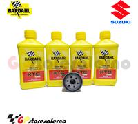 KIT OLIO + FILTRO OLIO BARDAHL XTC C60 10W50 SUZUKI 400 LT A EIGER 2X4 2002