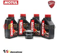 KIT OLIO + FILTRO ORIGINALE MOTUL 7100 15W50 4L DUCATI 1100 MONSTER DIESEL 2014