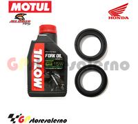 KIT OLIO FORCELLA 15W MOTUL + 32531 KIT PARAOLI ALL BALLS HONDA 80 CR RB 1987