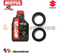 KIT OLIO FORCELLA 15W MOTUL + 32531 KIT PARAOLI ALL BALLS SUZUKI 80 RM RB 2001