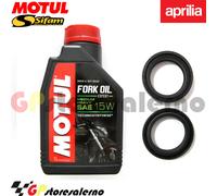 KIT OLIO FORCELLA 15W MOTUL + AR3304 PARAOLI SIFAM APRILIA 650 MOTO' STARK 1998