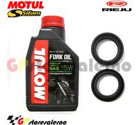 KIT OLIO FORCELLA 15W MOTUL + AR3304 PARAOLI SIFAM RIEJU 50 SMX PRO 2010