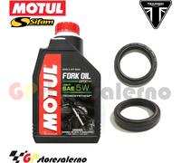 KIT OLIO FORCELLA 5W MOTUL + AR101 PARAOLI SIFAM TRIUMPH 865 SPEEDMASTER 2013