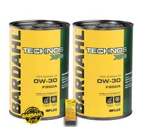 Kit olio motore BARDAHL TECHNOS XFS F950A 0W30 + Tagliando Adesivo Originale - Specifiche ACEA C2 - WSS-M2C950-A - JLR.03.5007-9.55535-GS1-9.55535-DS1 - Polar Plus | Fullerene (7)