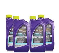 Kit Olio Motore Compatibile con Royal Purple High Performance Street HPS - Racing Motor Oil - 100% Sintetico - Olio motore Stradale ad Alte Prestazioni - Latte da 0,946 ml (5W-30, 4 Latte)