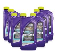 Kit Olio Motore Compatibile con Royal Purple High Performance Street HPS - Racing Motor Oil - 100% Sintetico - Olio motore Stradale ad Alte Prestazioni - Latte da 0,946 ml (10W-40, 7 Latte)