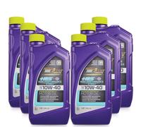 Kit Olio Motore Compatibile con Royal Purple High Performance Street HPS - Racing Motor Oil - 100% Sintetico - Olio motore Stradale ad Alte Prestazioni - Latte da 0,946 ml (10W-40, 6 Latte)