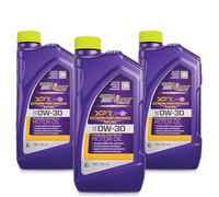 Kit Olio Motore Compatibile con Royal Purple XPR Extreme Performance Racing - Olio motore da corsa - 100% Sintetico - Olio motore Stradale ad Alte Prestazioni - Latte da 0,946 ml (0W-30, 3 Latte)