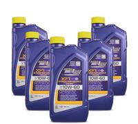 Kit Olio Motore Compatibile con Royal Purple XPR Extreme Performance Racing - Olio motore da corsa - 100% Sintetico - Olio motore Stradale ad Alte Prestazioni - Latte da 0,946 ml (10W-60, 5 Latte)