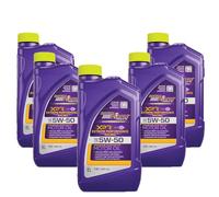 Kit Olio Motore Compatibile con Royal Purple XPR Extreme Performance Racing - Olio motore da corsa - 100% Sintetico - Olio motore Stradale ad Alte Prestazioni - Latte da 0,946 ml (5W-50, 5 Latte)