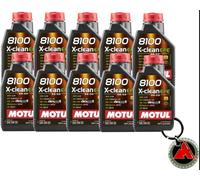 Kit Olio Motore Per Auto Motul 8100 X-CLEAN EFE 5W30 5W 30 10x 1 Litro