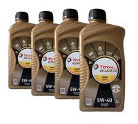 Kit Olio Motore Total Quartz 9000 5W40 Litri 4