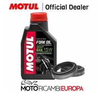 KIT OLIO MOTUL FORK OIL 15W + PARAOLI FORCELLA GAS GAS EC 300 RACING DAL 2009 AR