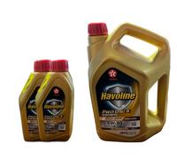 KIT OLIO SINTETICO TEXACO HAVOLINE PRO DS M SAE 5W30 BENZINA E DIESEL TEXACO ...