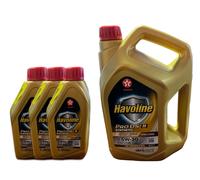 KIT OLIO SINTETICO TEXACO HAVOLINE PRO DS M SAE 5W30 BENZINA E DIESEL TEXACO ...