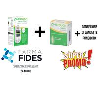 KIT Onetouch Verio apparecchio + 25 strisce + 25 lancette+penna Pungidito