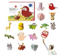 Kit Origami 3D DIY ANIMALE ANIMALE COLOREFINO COLLEFING SET CONTENI Origami, carta educativa per la creazione di kit artigianato per ragazzi ragazze, per bambini di età compresa tra 8 e 12 an