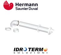 KIT ORIZZONTALE Ø60/100 L.80 CM PER CALDAIA HERMANN Thema + Spazio 10031041