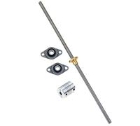 Kit orizzontale vite di comando T8, passo 100-800 mm, asta da 8(Pitch 2mm Lead 8mm,150mm)