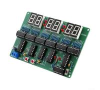 Kit orologio a 6 cifre, set fai da te per pratica di saldatura per studenti, visualizzazione automatica dell'ora, per hobbisti principianti per padroneggiare le abilità di assemblaggio del circuito