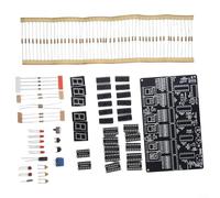 Kit orologio digitale con alimentatore DC per insegnare la saldatura e le abilità elettroniche (parti)