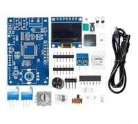 Kit Oscilloscopio LCD fai da te con nucleo microcontrollore e display da 0,96 pollici per visualizzazione della forma d'onda Design portatile alimentato tramite USB (kit)