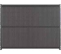 Kit Oscurante Composito - L2,5 x H1,93m - Grigio Antracite - Alta Resistenza - Oscurante per Rete Rigida