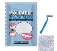 Kit Otturazione Denti,Granuli di dei Denti,Faccette Denti Cosmetici, Inferiore Denti Cosmetici,Protesi Dentarie Cosmetici Temporanee,Denti Temporanee,Spazzolini Interdentali